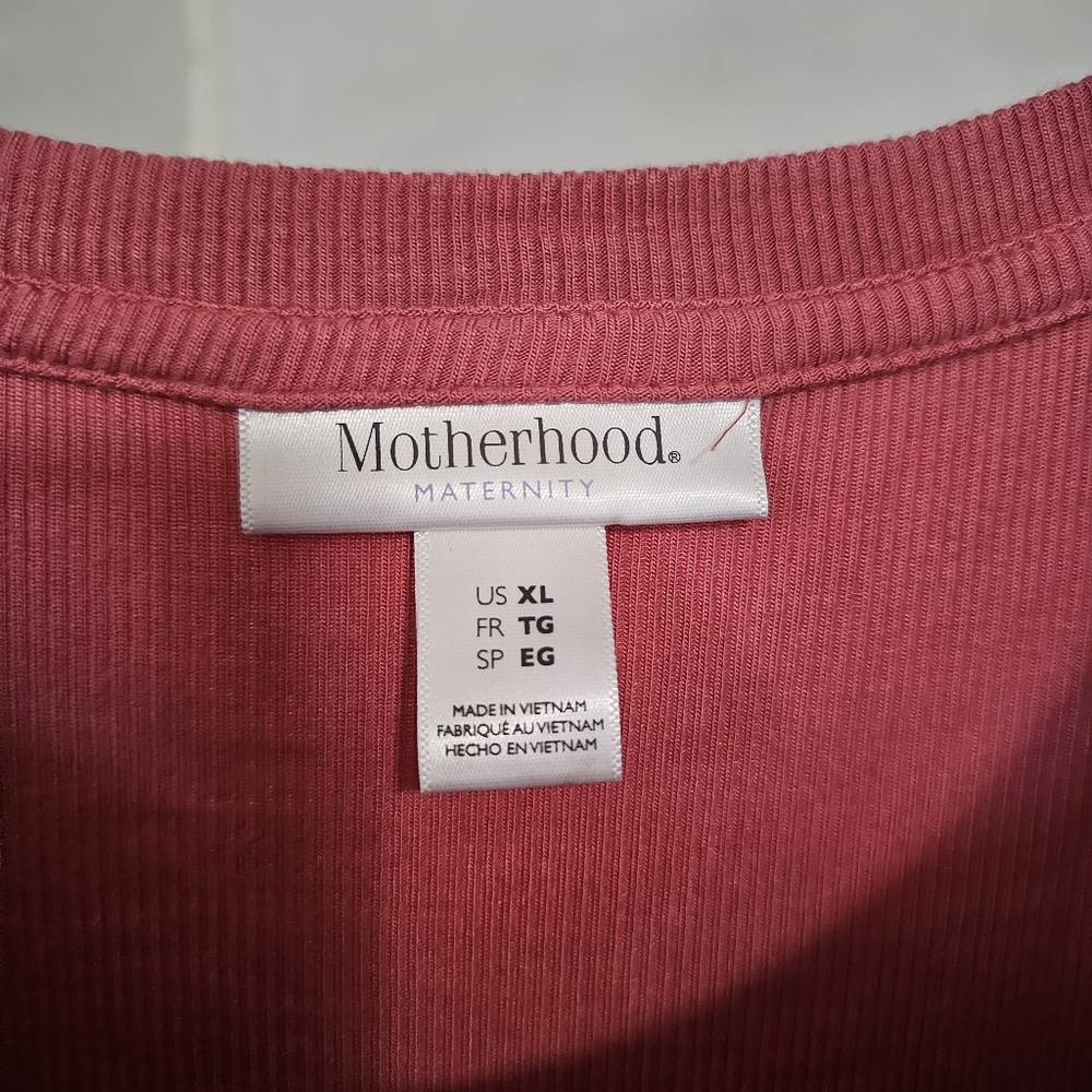 Maternity Ribbed TShirt Dress - Picture 5 of 5